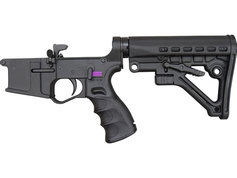 This rifle features an MLOK handguard, M4 collapsible stock and includes a 30 round magazine. . Plum crazy gen 2 lower